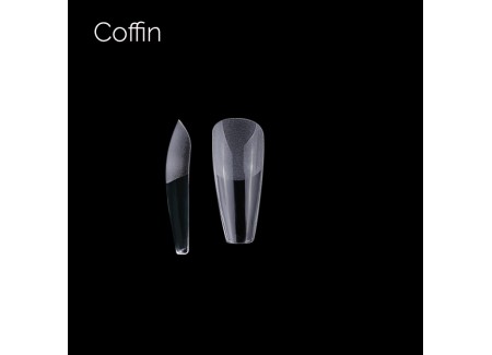 Soft Gel Tips 10 - Coffin 120pcs 